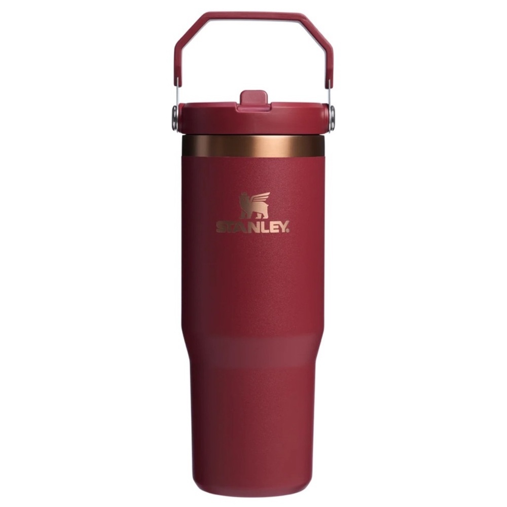 🎉LAST CHANCE🎉NWT Stanley Iceflow Flip Straw 30 oz Tumbler Glided Pomegranate - Picture 2 of 11